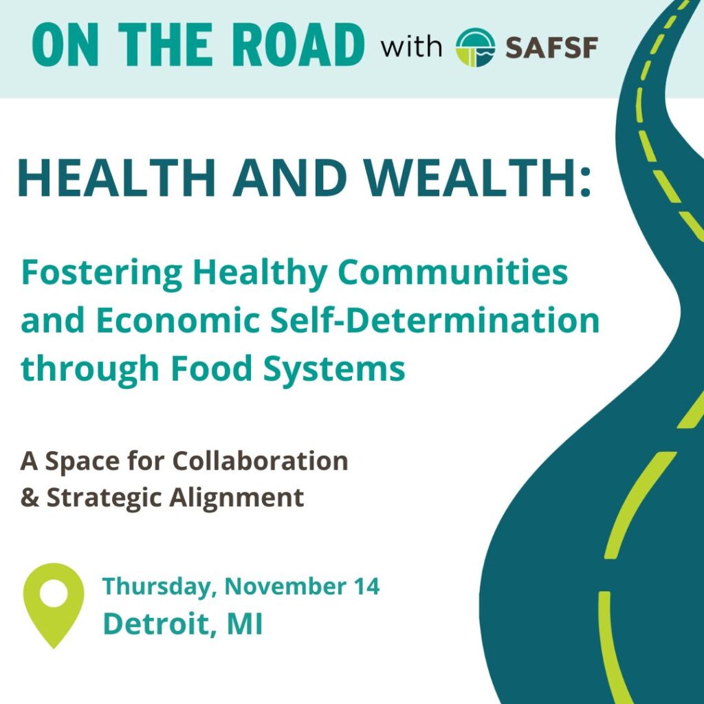 December RFI Open House Sustainable Agriculture & Food Systems Funders
